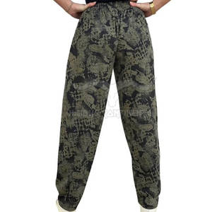 Pantalones Holgados Rectos para Hombre, Estilo Único, Hechos a Medida, Cintura Elástica Alta, Casuales, Transpirables, de Secado Rápido, de Algodón y Felpa - Product Image 2