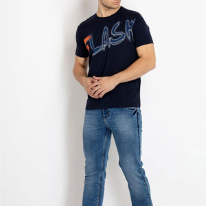 Couleur personnalisée et conception facile à porter T-shirt imprimé avec logo brodé Offre Spéciale tenue décontractée T-shirt imprimé à manches courtes - Product Image 4