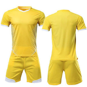 Venta al por mayor impreso corto conjunto unisex estilo juvenil liso personalizado sublimación fútbol uniforme conjunto - Product Image 2
