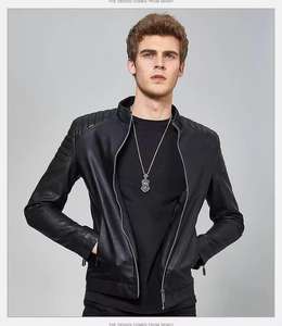 Chaqueta de vuelo de cuero para hombre con forro de piel extraíble y Estilo clásico-Ideal para pilotos y entusiastas de la moda - Product Image 6