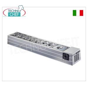 Vitrina Refrigerada de ABS para Mostrador, 1830x330 mm, Equipo de Cocina Comercial - Product Image 3