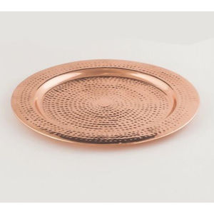 Nouveau Design Moderne Chargeur Assiette Ronde Dîner Plat À La Main Martelé Cuivre Plaque Pour Hôtel Restaurant Fournitures - Product Image 5