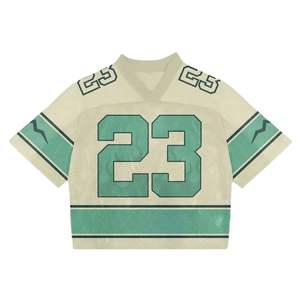 Maillots de lacrosse personnalisés imprimés en tissu mesh sublimé 100 % polyester pour hommes adultes – Vêtements de sport en promotion - Product Image 2