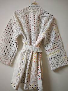 Cutwork Winter Jacket <b>Kimono</b>, Cutwork <b>Women</b> Jacket, Handmade Cutwork Multithread <b>Women</b> <b>Kimono</b>, Beach Jacket for Christmas Gift - Product Image 3