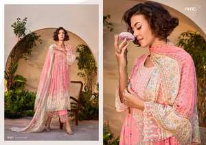 Pure Maslin Digital Print con bordado Salwar Kameez Collection disponible a precio mayorista ideal para ropa de fiesta - Product Image 4