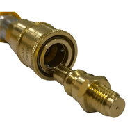 Connexion rapide et adaptateur de propane pour tuyau de gaz