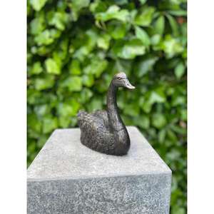 Escultura de Pato Sentado de Bronce, Adorno de Jardín y Accesorios Decorativos, Estatua de Pato Antigua Sentada y Objeto Decorativo a Precio Económico - Product Image 2