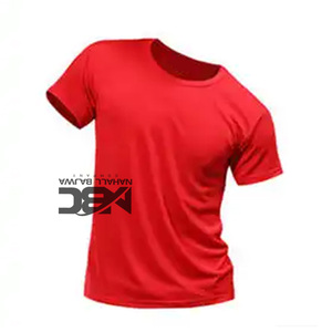 Camiseta de gran tamaño de color sólido para hombre, Camiseta 100% de algodón puro en blanco para mujer, camisetas para hombre. - Product Image 1