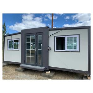 Grande maison mobile de luxe préfabriquée en conteneur, extensible, deux chambres, en acier, en stock - Product Image 5
