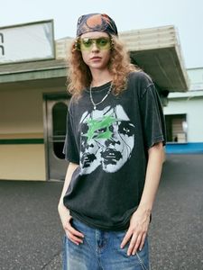 Camisetas gráficas de gran tamaño de diseño personalizado OEM 100% algodón manga corta impresa transpirable ecológico - Product Image 5