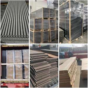 Estilo industrial Madera Acoustico Hout Akupanel Diseño de panel acústico de madera con capacidad de solución de modelo 3D - Product Image 5