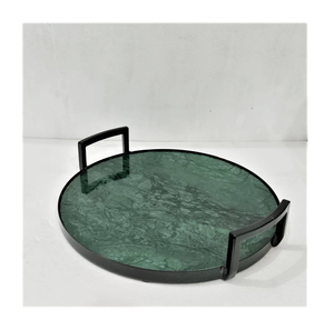 Unique Style Shiny Polished Eco-Friendly Iron Handmade <b>Serving</b> Tray for Home Hotel Restaurant Dinnerware <b>Set</b> - Product Image 2