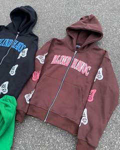 Sudaderas con capucha informales de invierno para hombre, Color sólido, 100% algodón, diseño de bolsillo de ajuste Regular, ropa de moda de alta calidad - Product Image 4