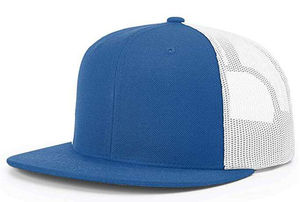 6 panneaux 100% coton vente en gros chapeau de camionneur respirant unisexe Baseball Mesh chapeau coton respirant boucle en plastique - Product Image 3