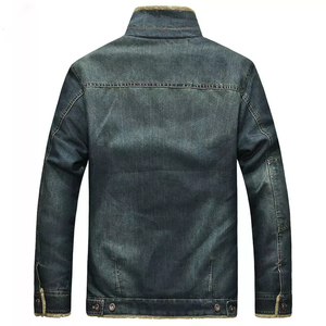 2024 hommes haute rue Style à manches longues culture Jean veste hiver printemps automne vêtements d'extérieur décontracté Denim simple manteau OEM entretenu - Product Image 3