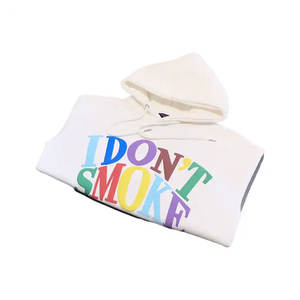 Logotipo personalizado de alta calidad 3D Puff impresión 100% algodón Sudadera con capucha de peso pesado cremallera completa para hombre de gran tamaño Puff impresión sudaderas con capucha 500gsm - Product Image 3