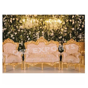 Ensemble de canapés de designer pour mariage musulman à vendre ensemble de meubles de scène de mariage nouvellement conçus meubles élégants pour scène de mariage - Product Image 3