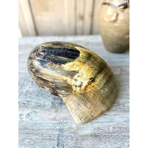 ชามสลัดวัวฮอร์นพร้อมที่จับแข็งแรงดีไซน์ทันสมัยสำหรับรับประทานอาหารและของหวานเครื่องครัวเสิร์ฟชาม - Product Image 4