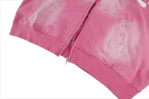 custom Heavyweight Distressed Sun-Faded <b>Vintage</b> <b>French</b> Terry Hoodie 100% Cotton Acid Washed Street Wear hoodie for men - Product Image 2