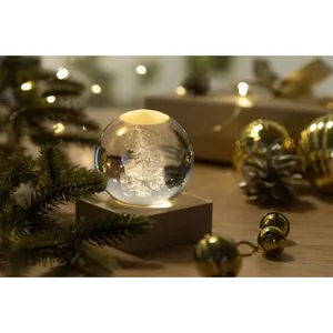 Globo de Luz Navideño Personalizado Borealis, Gadgets Únicos para Decoraciones Festivas - Product Image 2
