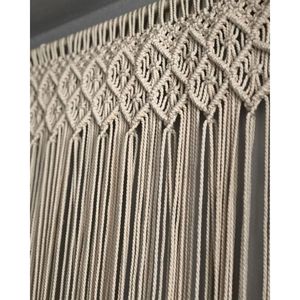 Decoración Bohemia de Macramé, Cortina de Algodón, Tapiz de Pared Boho para Exteriores, Decoración Colgante para Dormitorio, Formato de Cuerda - Product Image 2