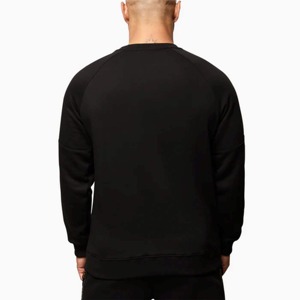 Ensemble pantalon de survêtement et sweat-shirt en coton biologique personnalisé 100% Sweat à capuche respirant et Joggers pour hommes Sweat-shirt à col rond pour l'hiver - Product Image 3