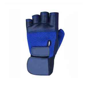 Gants de gymnastique respirants demi-doigt robustes les plus vendus avec fermeture à lacets pour l'entraînement sportif - Product Image 2