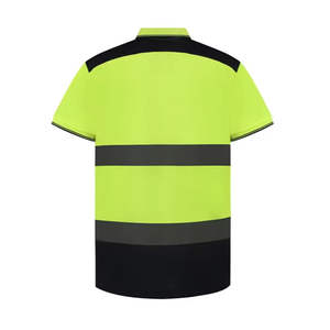 Camiseta de Seguridad de Alta Visibilidad Naranja, Ropa de Trabajo Reflectante de Manga Corta, Secado Rápido y Transpirable - Product Image 2