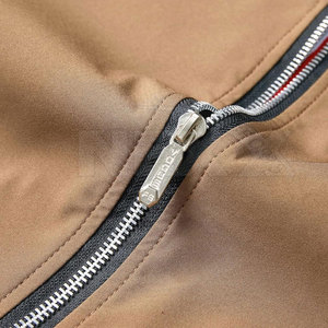 New Design Winter Men's Bomber <b>Jacket</b> Full Zipper Long Sleeves Stand Collar High Street Style Letter Pattern Waterproof Finished - Product Image 6
