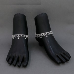 Best Material <b>Artificial</b> Silver Plated Anklet Payal Latest &Classic Design Traditional Women Payal Fashionable Anklets for Girls - Product Image 3