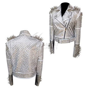 Marque distributeur Veste à clous en cuir respirante pour femmes Vestes d'hiver confortables à usage extérieur au meilleur prix - Product Image 5