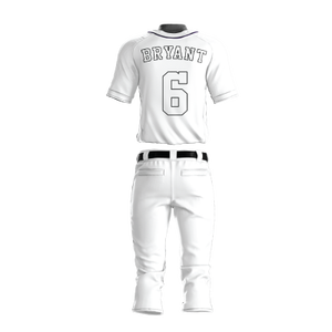 Conjunto de uniforme de Béisbol Juvenil personalizado jersey de béisbol con botones bordado logotipo sublimado uniforme de béisbol del equipo - Product Image 6