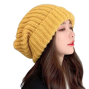 2025 hiver chaud unisexe en relief 100% acrylique réglable bonnet personnalisé tricoté casquettes femmes hommes couleur unie Hip Hop décontracté - Product Image 5