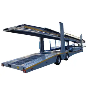 عربة نقل وشاحنة نقل شاملة ذات محورين بإطارات أحادية عربات نقل من 8 إلى 21 سيارة