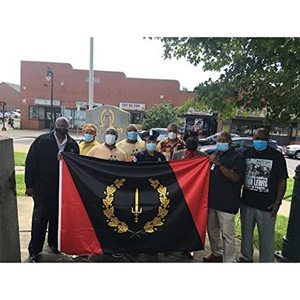 Lot de 2 drapeaux américains noirs du patrimoine national 3x5 pieds 1967, drapeaux épée avec en-tête en toile et 2 œillets en laiton pour voiture/mur extérieur USA TOP FLAGSINC - Product Image 2