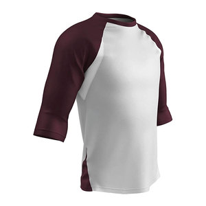 Team Sports Baseball Jersey 100% Polyester Breathable Quick Dry Short Sleeve Crew Neck T-Shirts for Men - Product Image 6