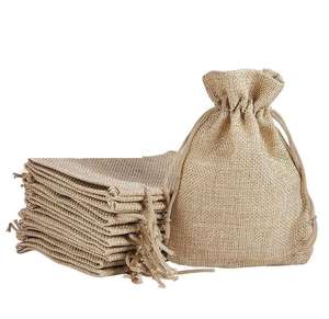 Sacs fourre-tout en PE personnalisés pour mariage, shopping et cadeaux, vente en gros d'usine, écologiques, réutilisables, en toile de jute, avec logo personnalisé - Product Image 1