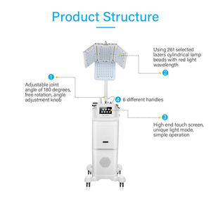 Appareil de croissance des cheveux LLLT pour la perte de cheveux / Traitement du cuir chevelu Analyseur de diagnostic de scanner de test capillaire <span class=keywords><strong>Machine</strong></span> d'analyse - Product Image 4