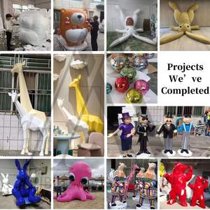 Scultura di balletto di ragazza in vetroresina galvanizzata personalizzata per scuole d'arte accademie di danza installazioni di arte pubblica modello di danza - Product Image 3