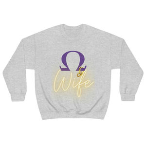 Sweat-shirt à col rond de haute qualité OEM omega Casual Wear imprimé en chenille avec logo sérigraphié pour les sororités et les collèges - Product Image 2