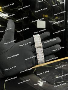 นาฬิกา Iced Out สแตนเลสสตีล ระบบออโตเมติก หน้าปัดทรงเหลี่ยม ประดับเพชรโมอิสซาไนต์ หรูหรา สำหรับทุกเพศ - Product Image 3