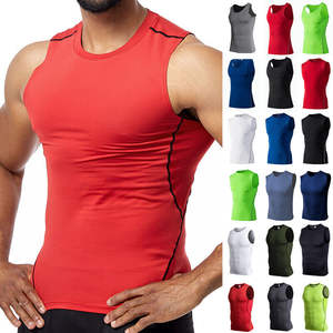 Summer Fitness Sports Wear Singlet Workout Neck <b>Sleeveless</b> Vest Cotton Crop Gym Custom <b>Men</b> Muscle Tank Top Knitted Custom Color - Product Image 4