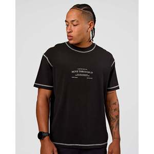 T-shirt unisexe CF surdimensionné en coton épais avec broderie en tissu éponge, respirant et imprimé uni - Product Image 6