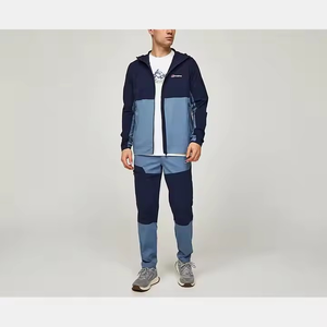 Chándal cortavientos con cremallera de dos piezas de nailon OEM para hombre, logotipo personalizado y estilo único, corte perfecto para el invierno - Product Image 4