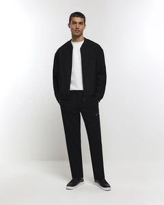 Nouvelle veste bomber pour homme 2026, mode masculine, NOIR, coupe régulière, plissée, fermeture éclair, service OEM, design personnalisé, veste bomber pour homme, nouvelles vestes pour homme - Product Image 2