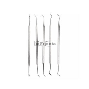 Juego de espátulas dentales de la mejor calidad al por mayor, 5 uds., instrumentos quirúrgicos eléctricos manuales, juego de espátulas dentales - Product Image 4
