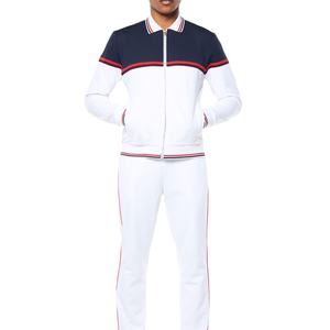 Conjunto deportivo de 2 piezas con logotipo de diseño personalizado, chándal vintage para hombre, chándal informal para otoño - Product Image 1