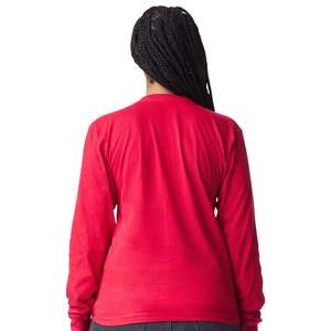 Women Solid Color Long Sleeve T Shirt Cotton Crew Neck Casual Minimalist Everyday Wear <b>Top</b> - Product Image 2