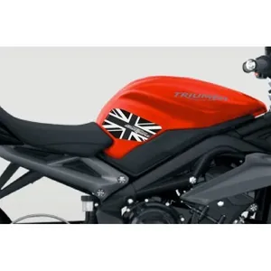 2 Pezzi Protezioni Ginocchia 3D a Forma di Serbatoio Compatibili con Moto Triumph Street Triple - Copertura Premium per Ginocchia e Serbatoio Carburante - Product Image 1