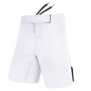 Pantalones Cortos de MMA para Hombre de Alta Calidad, Color Blanco, Costura Interior de 5 Pulgadas, Elásticos, de Secado Rápido, Ligeros, Transpirables, para Entrenamiento, Fitness, Kickboxing - Product Image 1